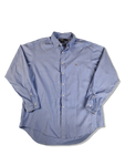 Vintage Ralph Lauren Hemd Yarmouth Used Look Made In Hong Kong Blau L-XL