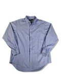 Vintage Ralph Lauren Hemd Yarmouth Used Look Made In Hong Kong Blau L-XL
