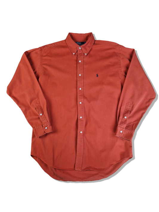Ralph Lauren Hemd Basic Blaire Orange L