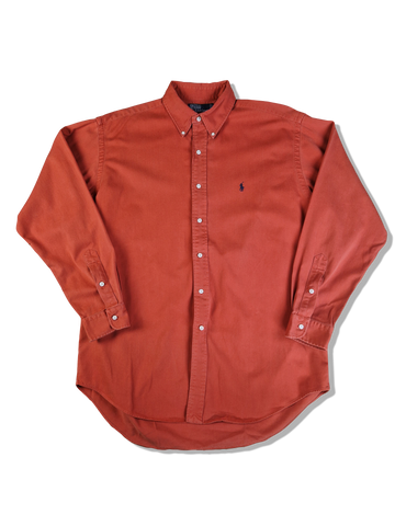 Ralph Lauren Hemd Basic Blaire Orange L