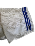 Rare! Vintage Adidas Shorts 80s Shiny Sprinter Glanz Made In West Germany Weiß Blau (D6) M