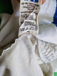 Rare! Vintage Adidas Shorts 80s Shiny Sprinter Glanz Made In West Germany Weiß Blau (D6) M