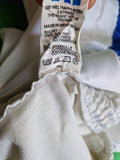 Rare! Vintage Adidas Shorts 80s Shiny Sprinter Glanz Made In West Germany Weiß Blau (D6) M
