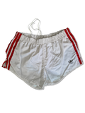 Rare! Vintage Adidas Shorts Shiny Sprinter Glanz Made In West Germany Rot Weiß D6 M