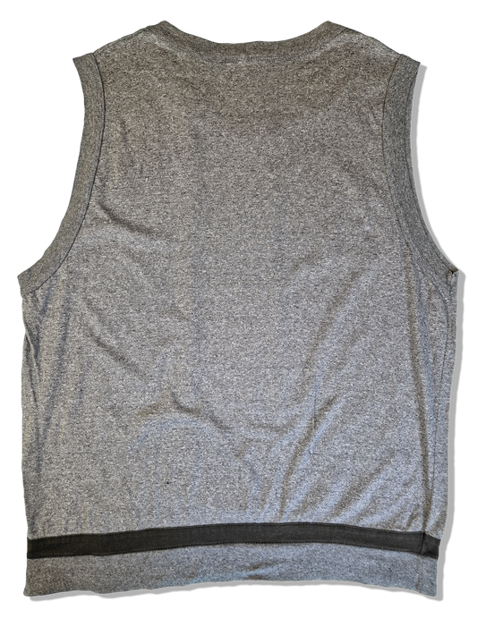 Vintage Sailor Tanktop Matrose Bedruckt Heather Grau L-XL