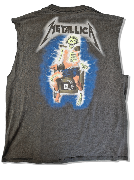 Rare! Vintage Spring Ford Tanktop Cut Off Metallica "Metal up your ass" Made In USA XL