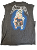 Rare! Vintage Spring Ford Tanktop Cut Off Metallica "Metal up your ass" Made In USA XL