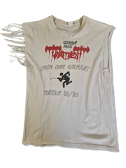 Vintage Torment Tanktop Tour 88/89 "Sperm over Germany" Weiß L - RareRags