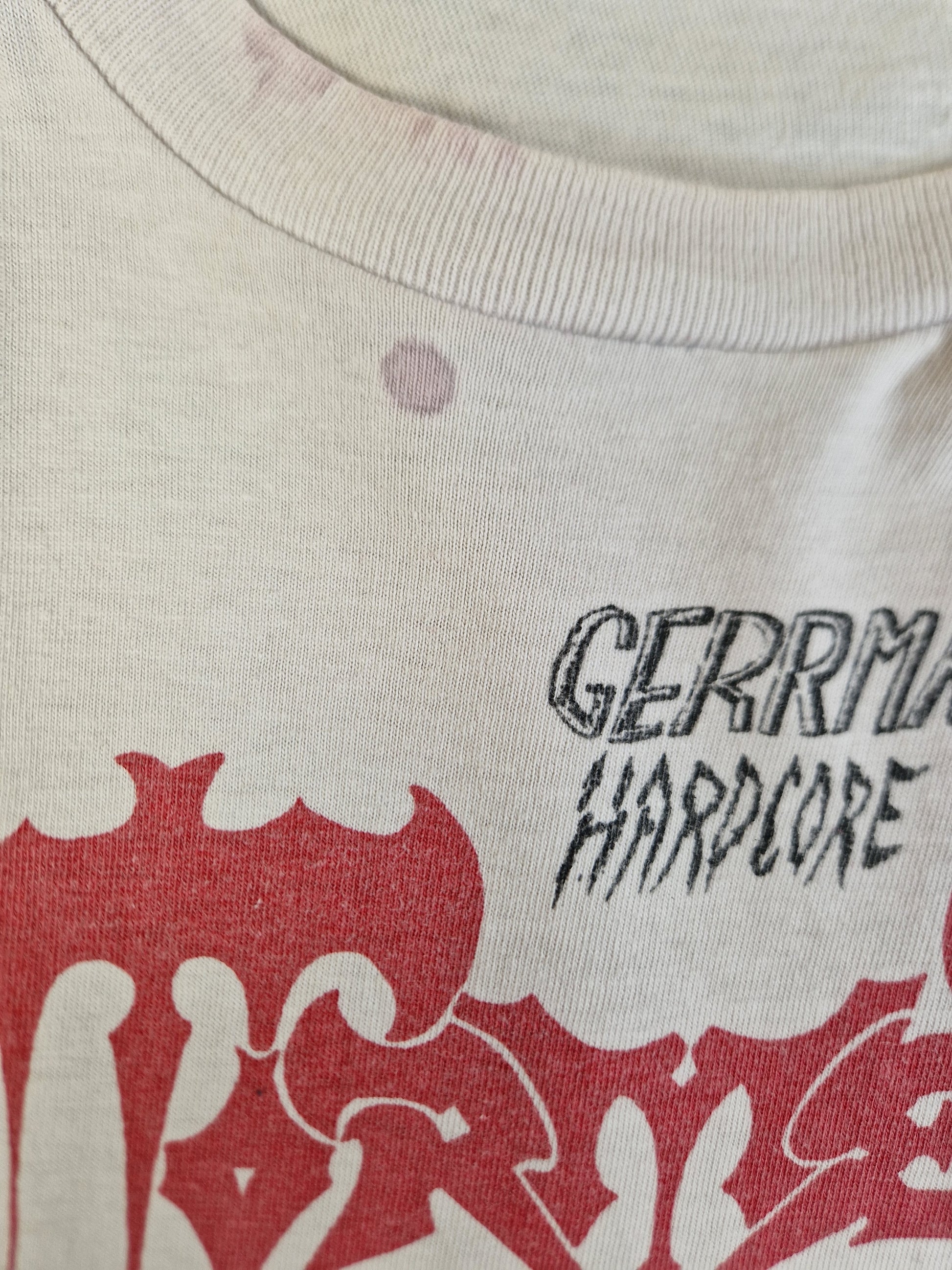 Vintage Torment Tanktop Tour 88/89 "Sperm over Germany" Weiß L - RareRags