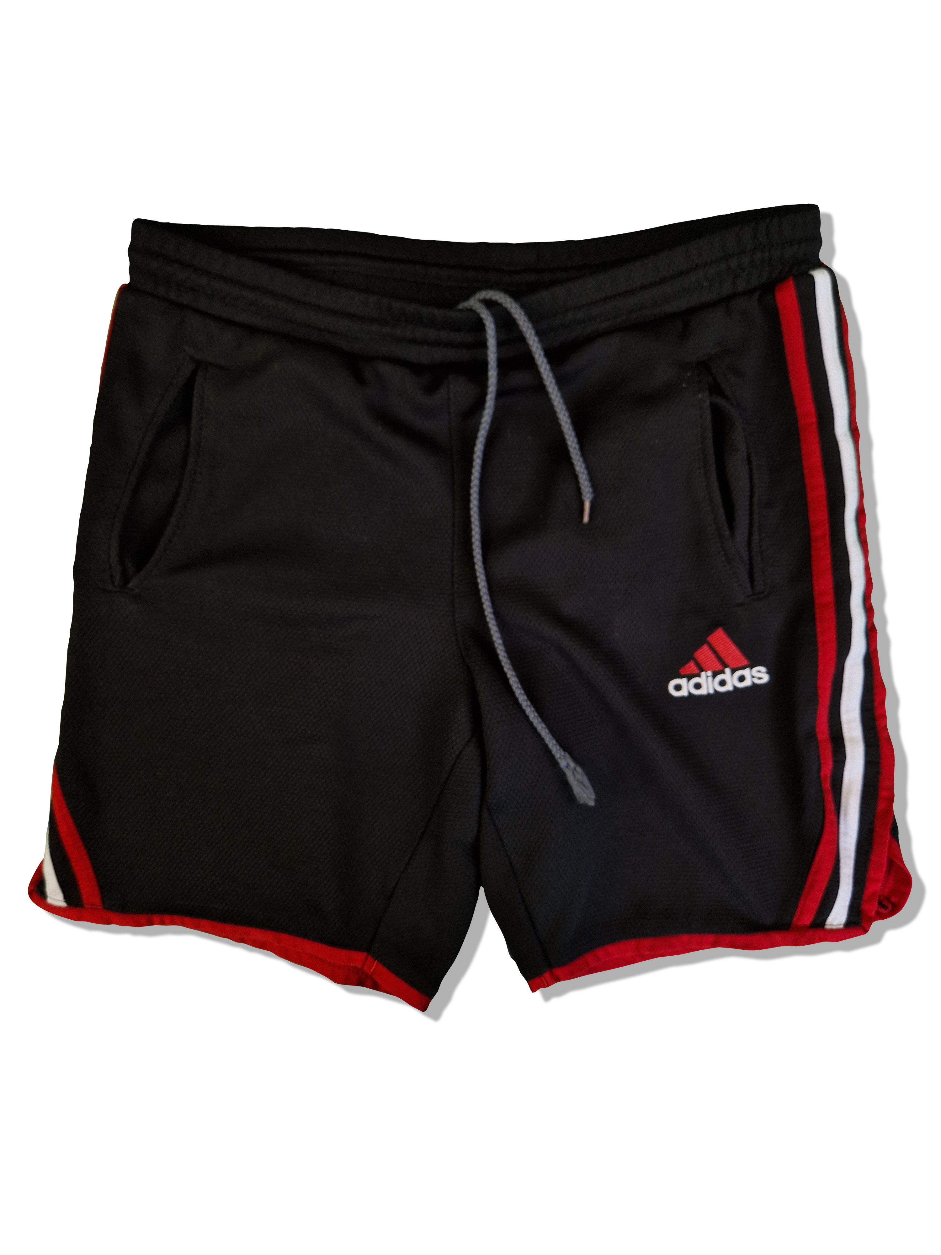Vintage Adidas Shorts Schwarz Rot L