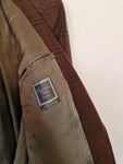 Vintage Christian Dior Sakko Monogramm Braun M-L