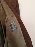 Vintage Christian Dior Sakko Monogramm Braun M-L