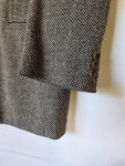 Vintage Giorgio Armani Sakko Schurwolle Schwarz Grau M-L