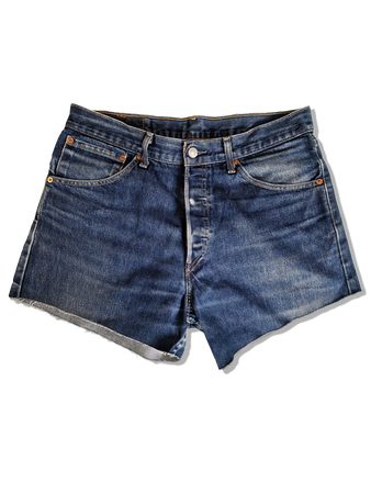 Vintage Levis Jeansshorts 522 02 Dunkelblau W 34