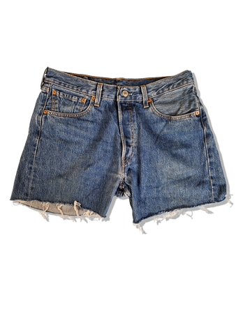 Vintage Levis Jeansshorts 501 Blau W33