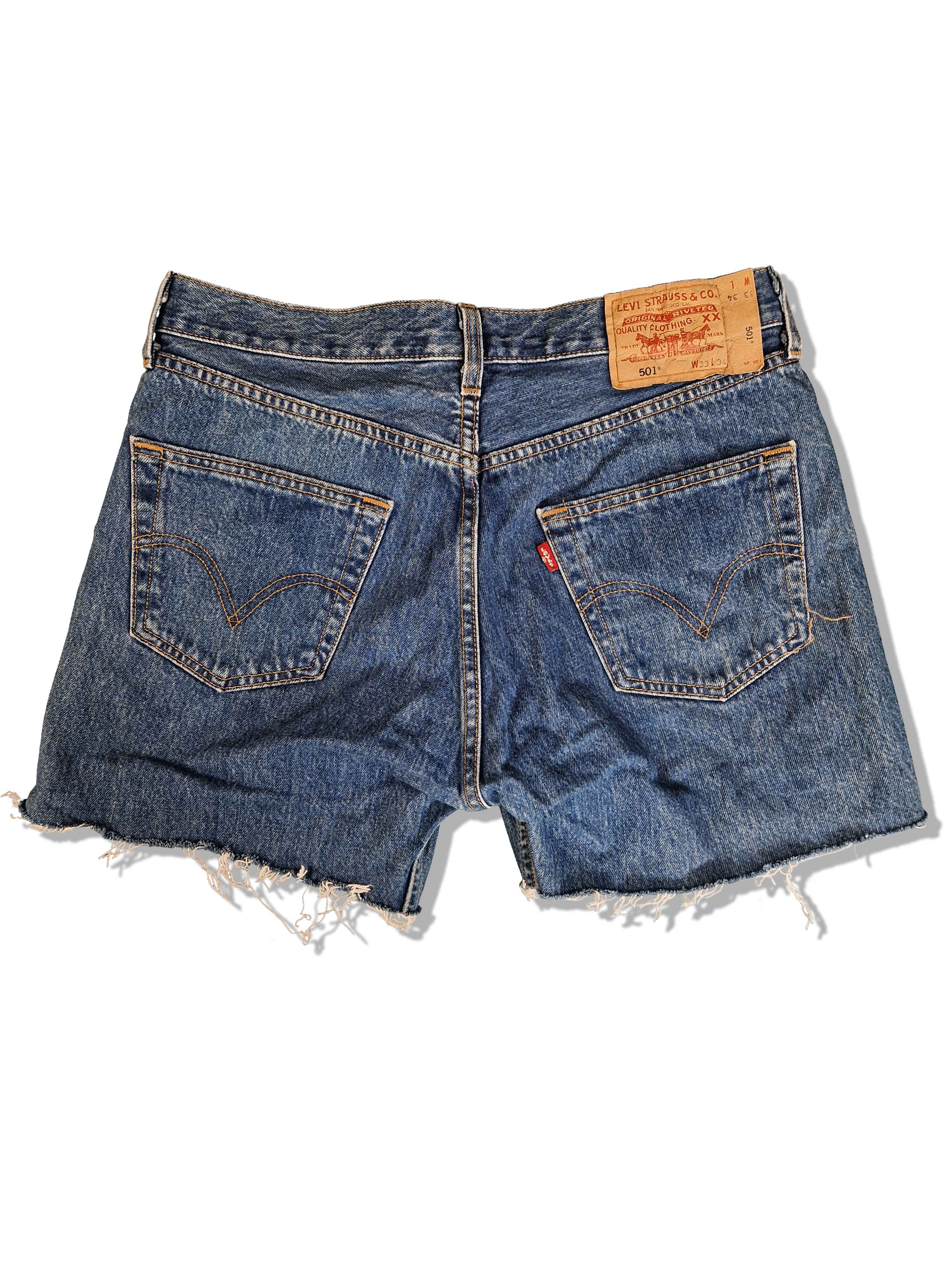 Vintage Levis Jeansshorts 501 Blau W33