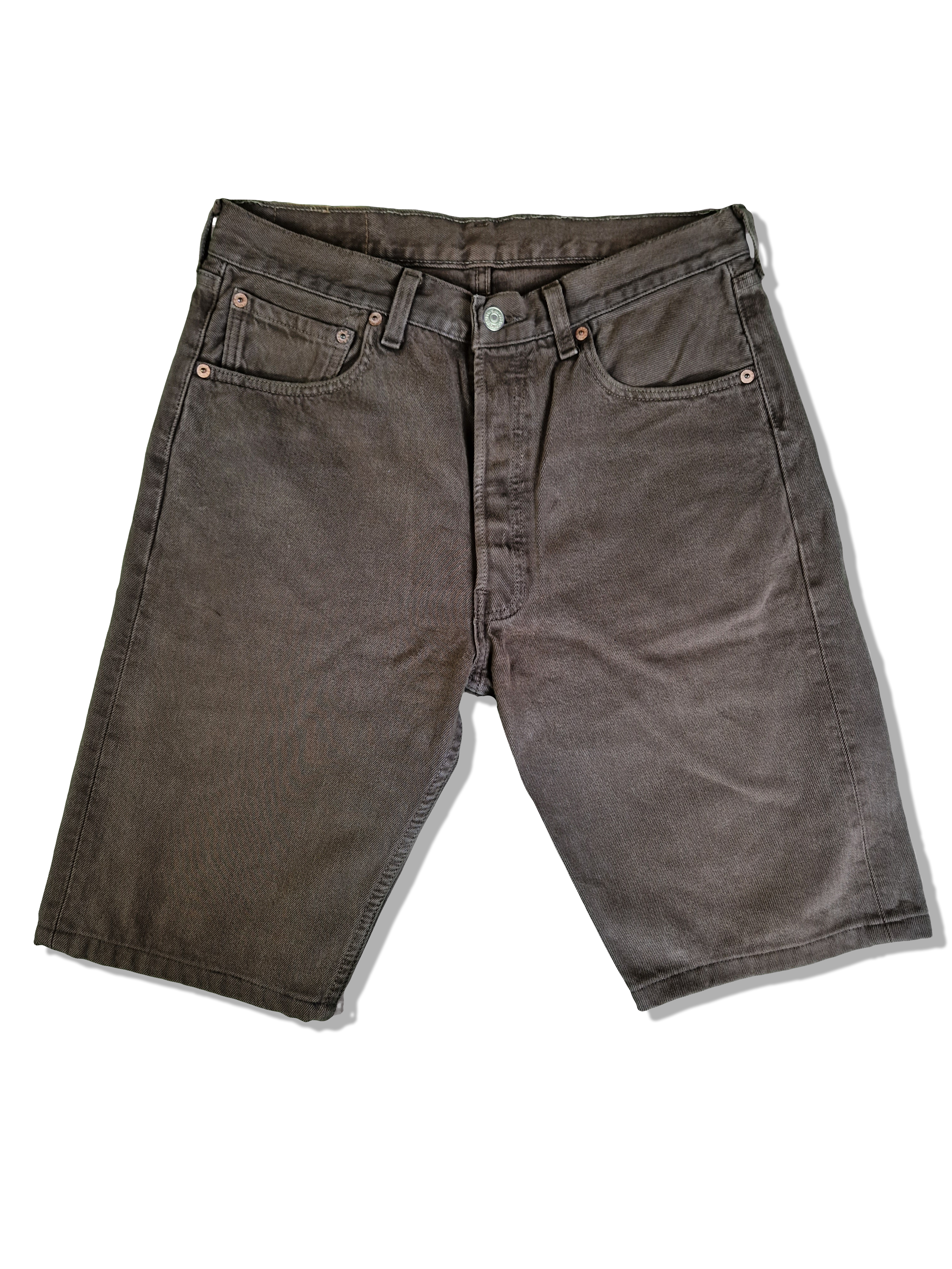 Vintage Levis Jeansshorts Made In USA Braun W33