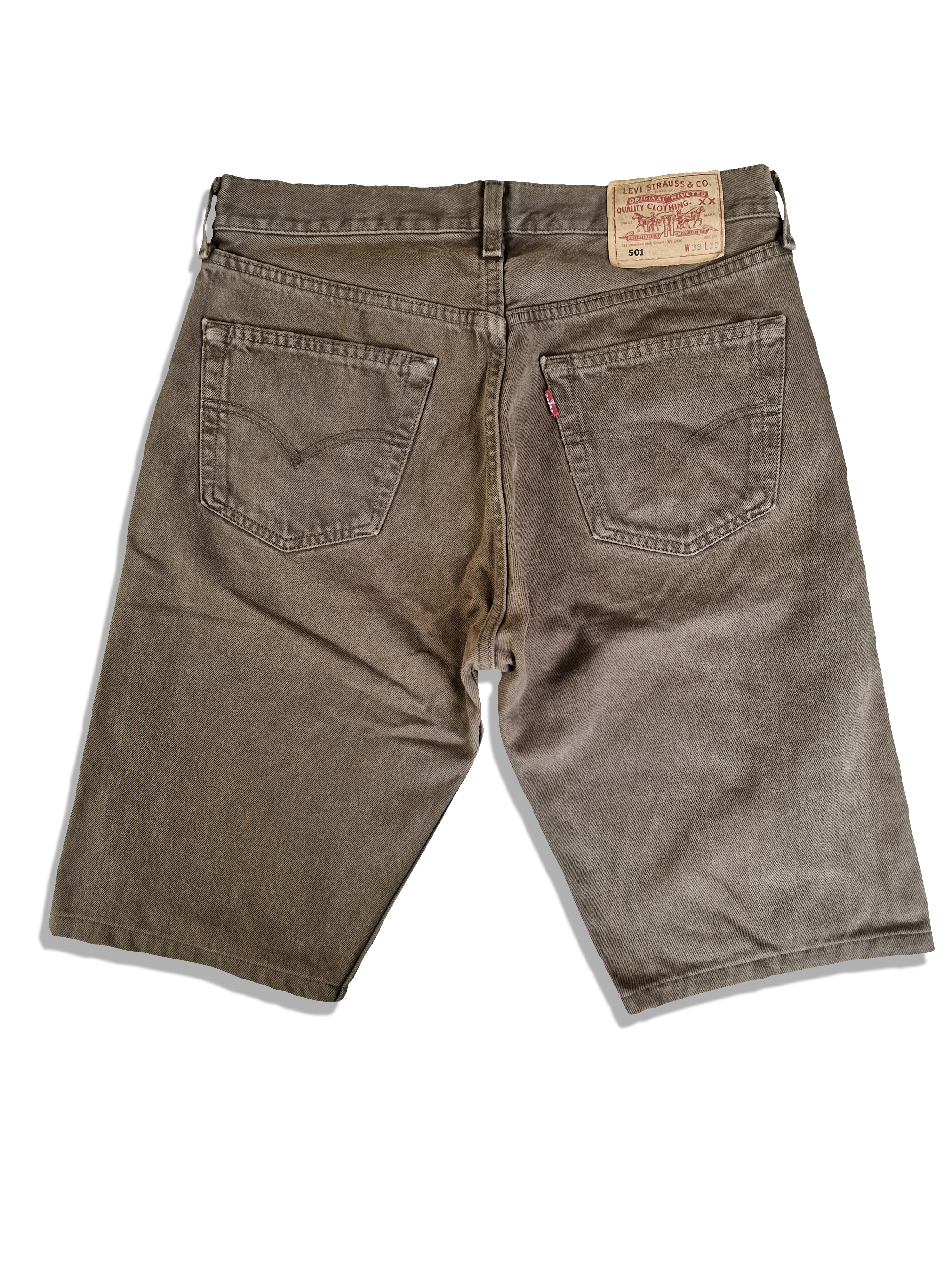 Vintage Levis Jeansshorts Made In USA Braun W33