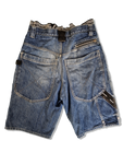 Southpole Jeansshorts Baggy Two Layers Bestickt Made In Hong Kong Blau 32