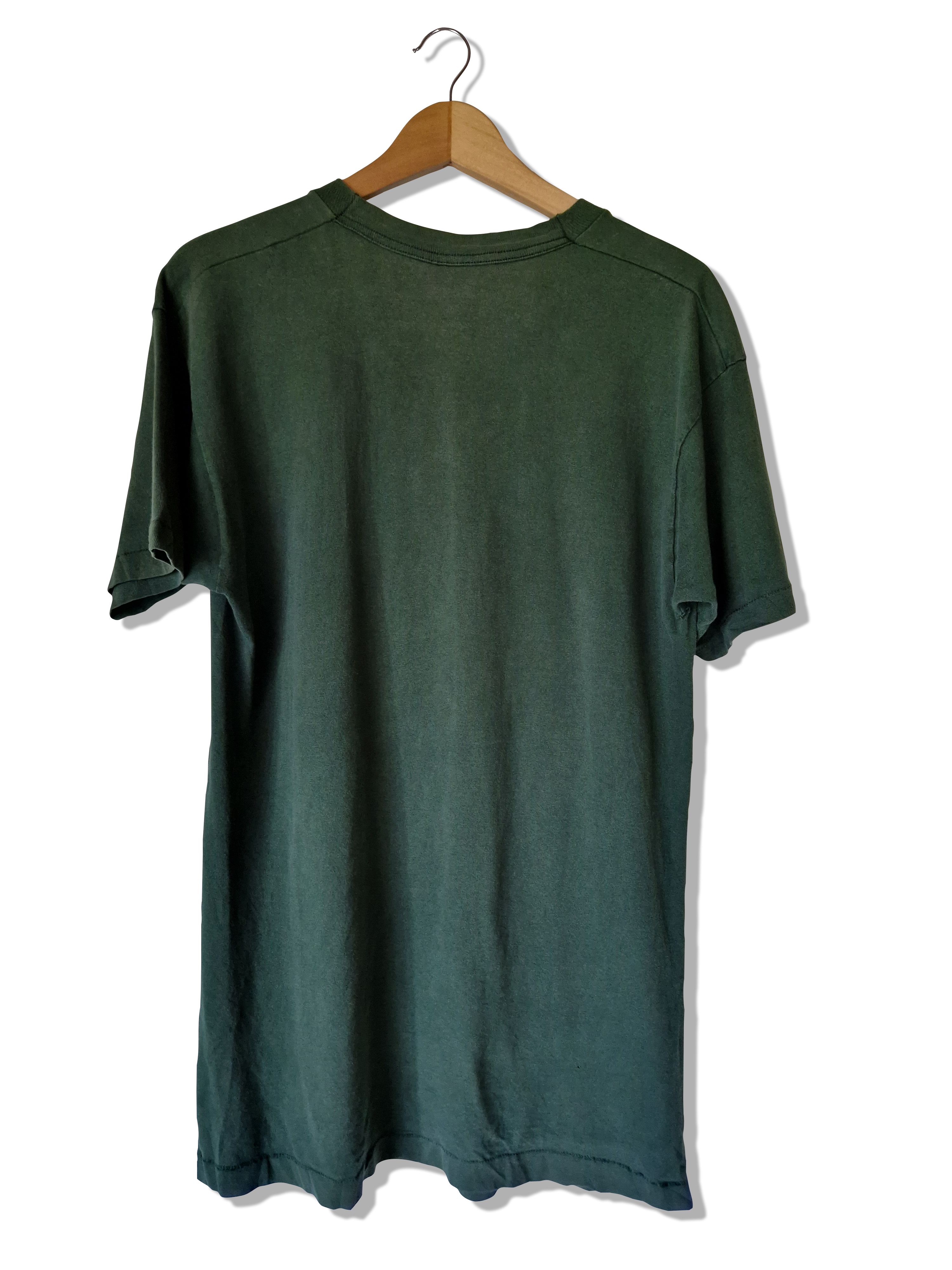Vintage Fruit Of The Loom Shirt FT. Lauderdale Florida Made In USA Single Stitched Grün L - RareRags