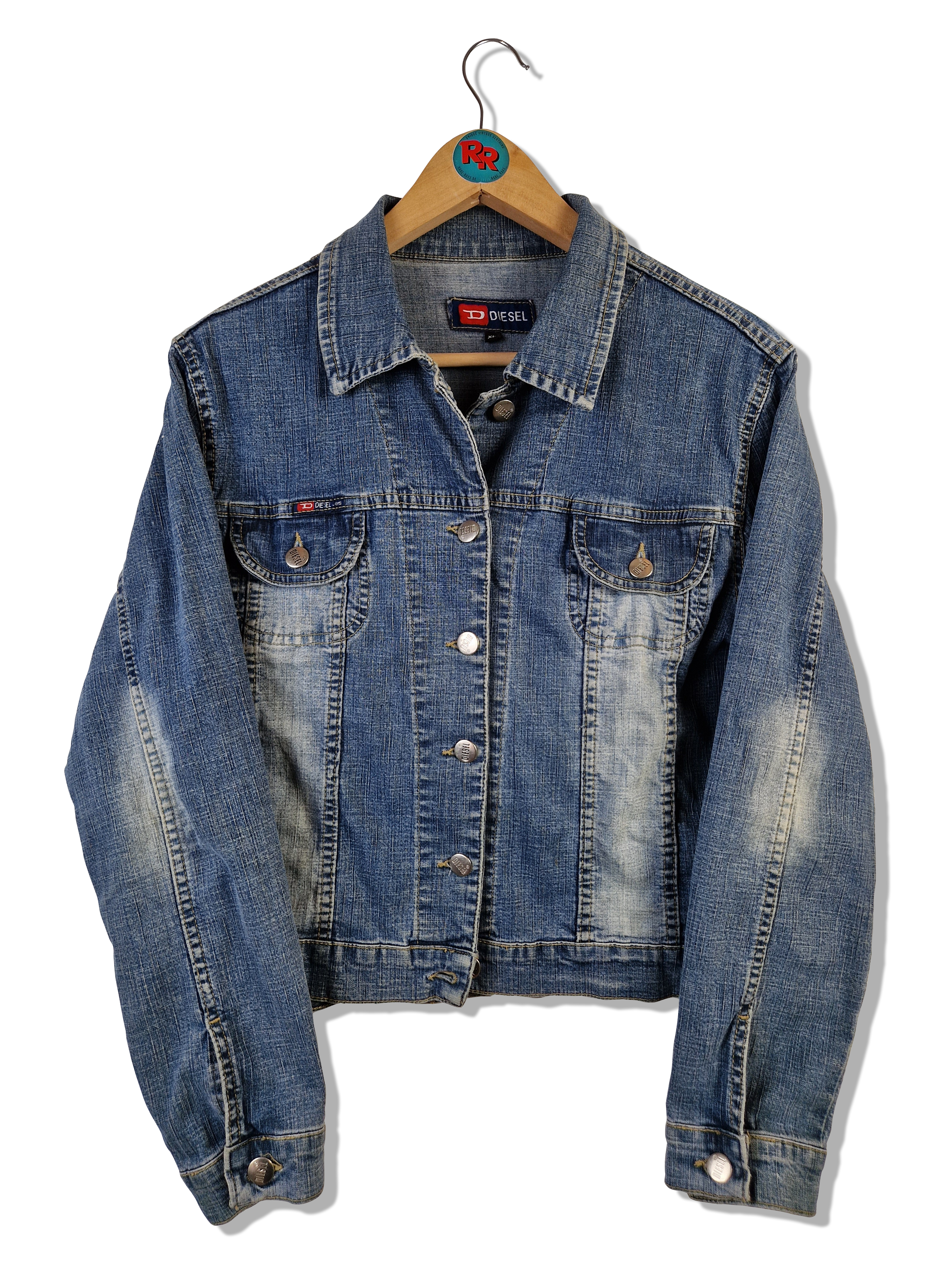 Diesel Jeansjacke Dunkelblau Damengröße XL