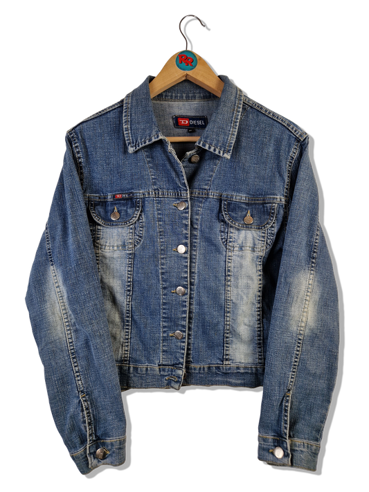 Diesel Jeansjacke Dunkelblau Damengröße XL