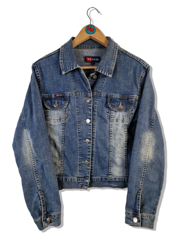 Diesel Jeansjacke Dunkelblau Damengröße XL