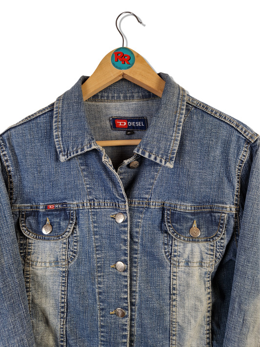Diesel Jeansjacke Dunkelblau Damengröße XL