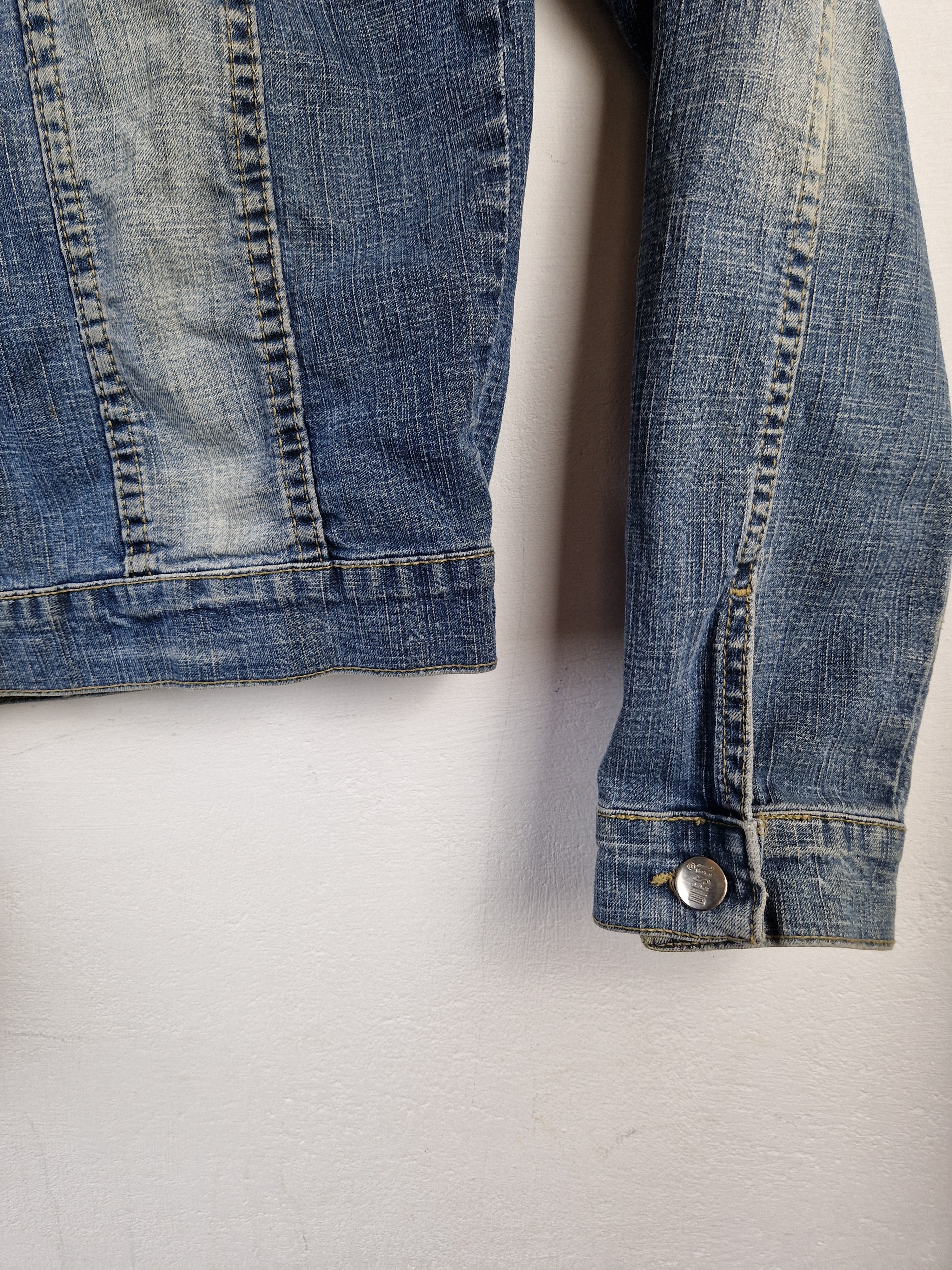Diesel Jeansjacke Dunkelblau Damengröße XL