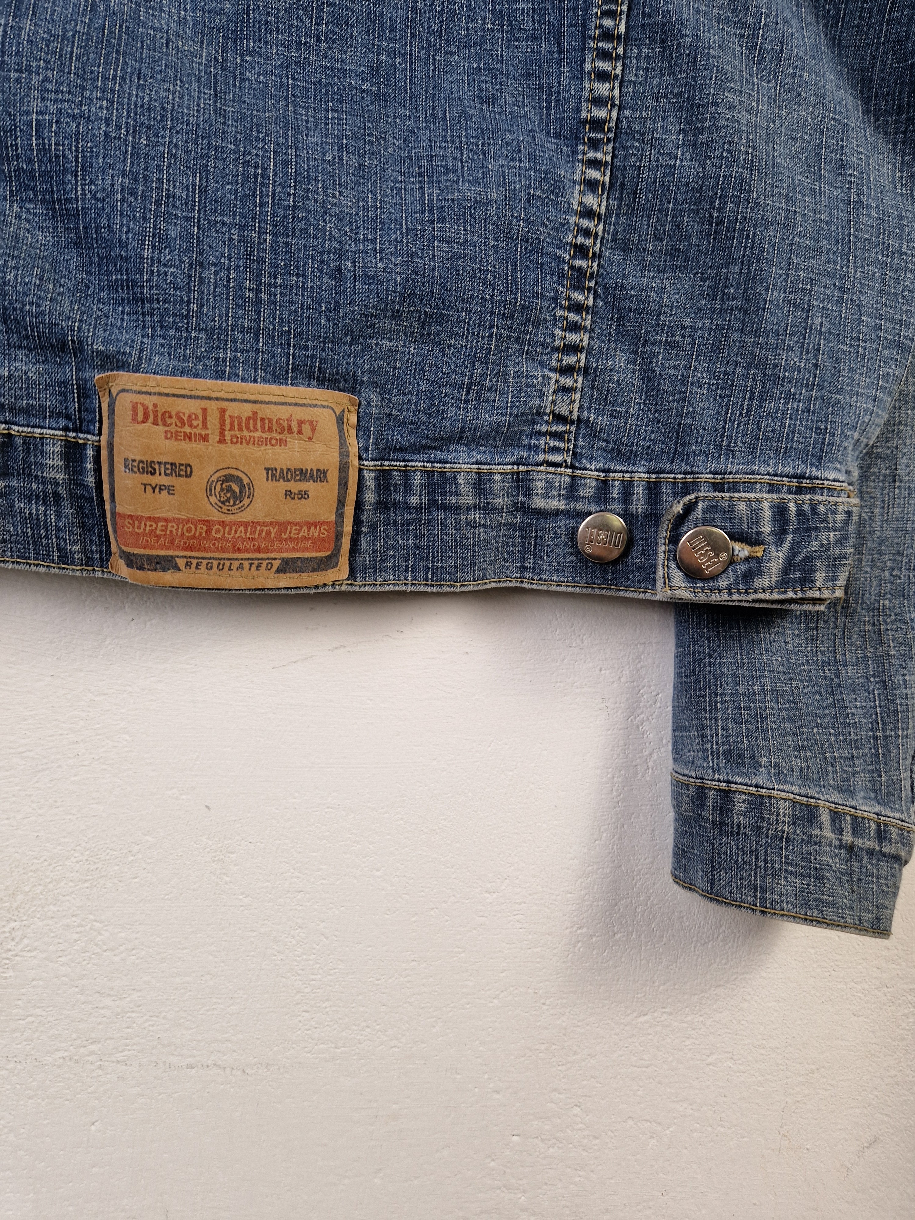 Diesel Jeansjacke Dunkelblau Damengröße XL