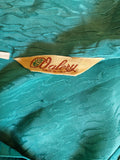 Vintage Valery Bluse 80s Schluppenkragen Mit Schleife Made In Italy Grün (42) S-M
