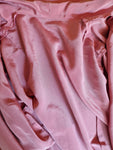 Vintage Bluse 80s Reverskragen Asymmetrisch Rosa S-M