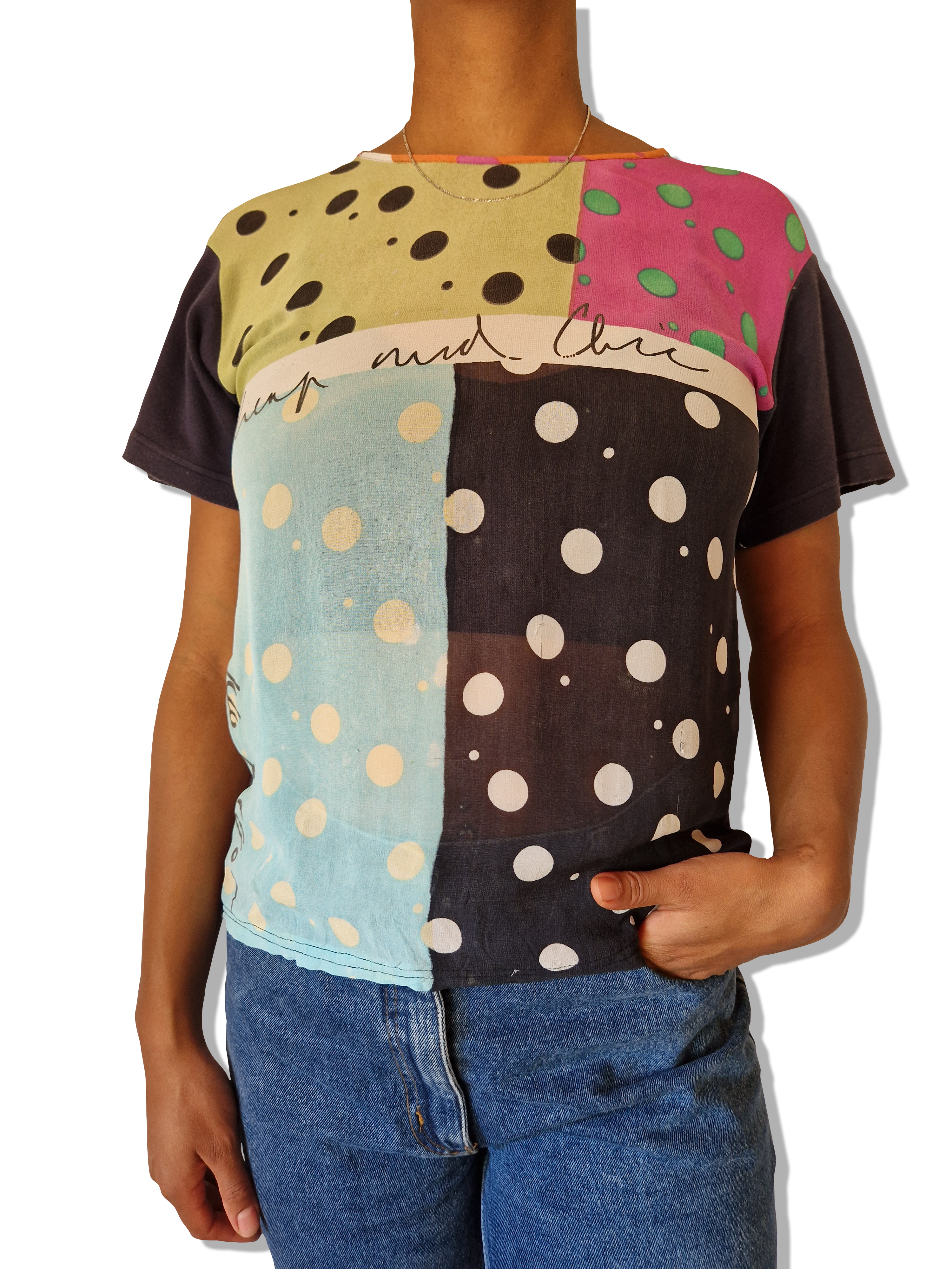 Moschino Shirt Cheap And Chic Made In Italy Bunt (40) M-L