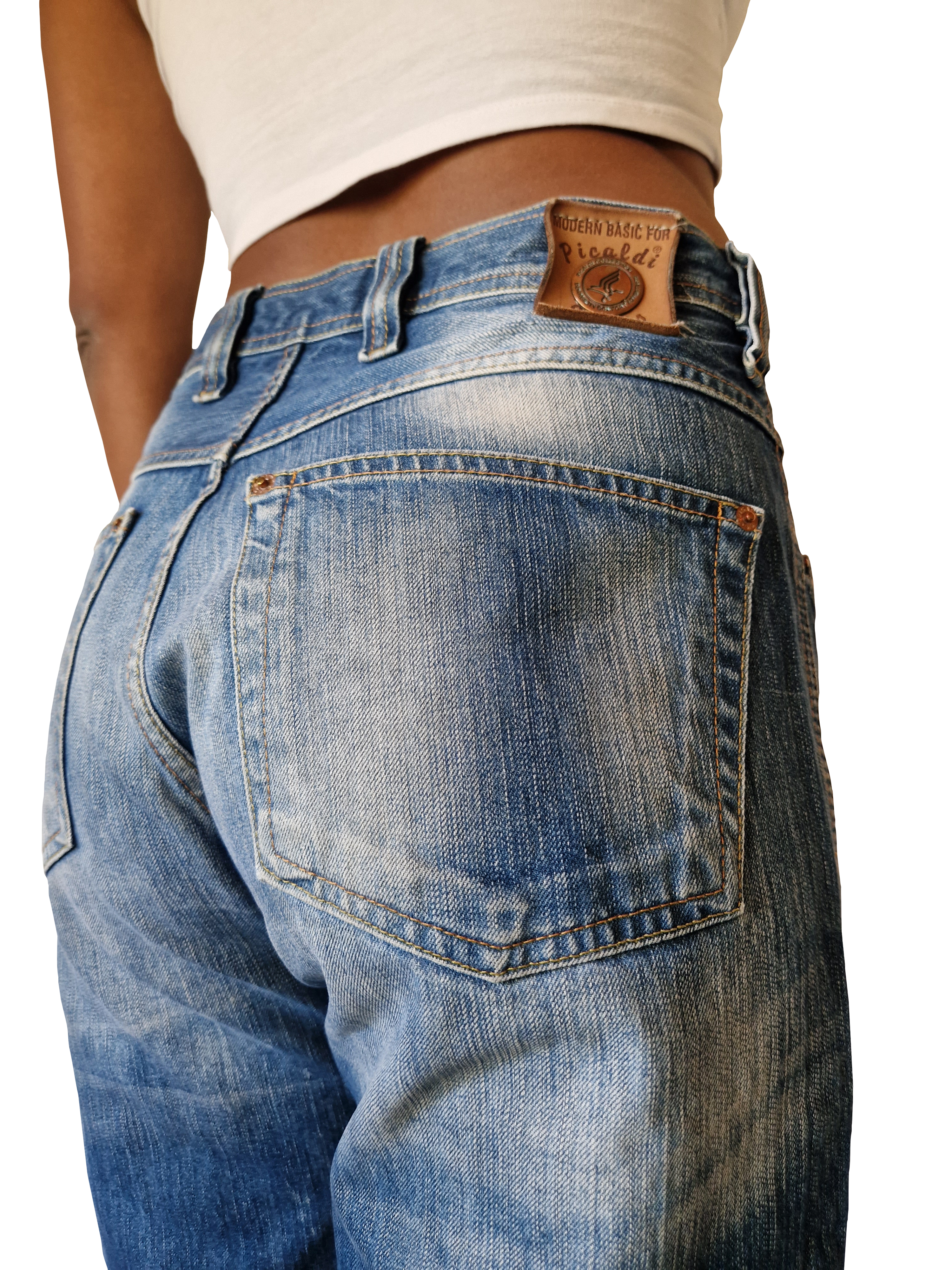 Y2K Picaldi Jeans Baggy Blau W32 L32