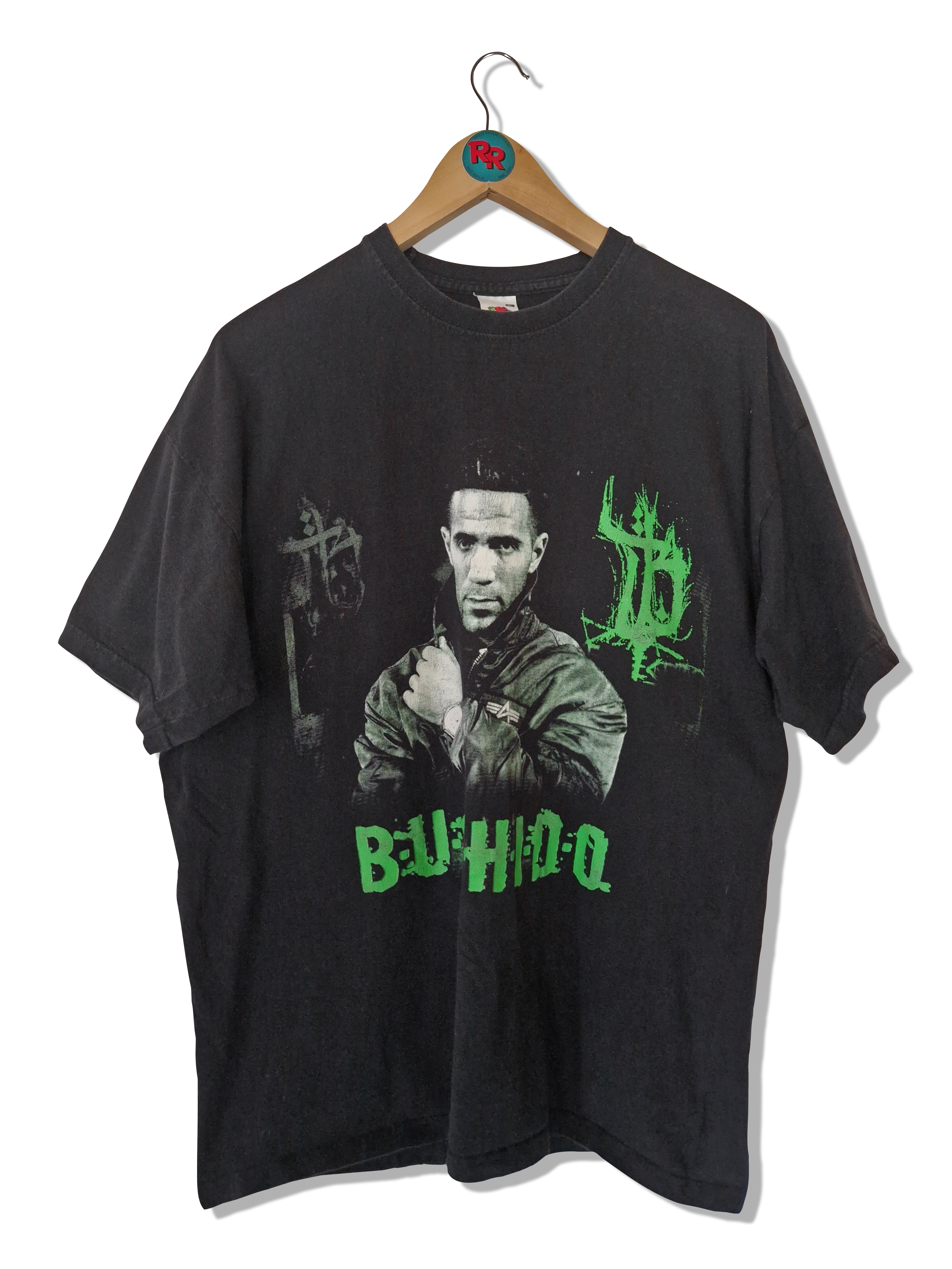 Fruit Of The Loom Shirt Bushido Mit Backprint Schwarz XL - RareRags