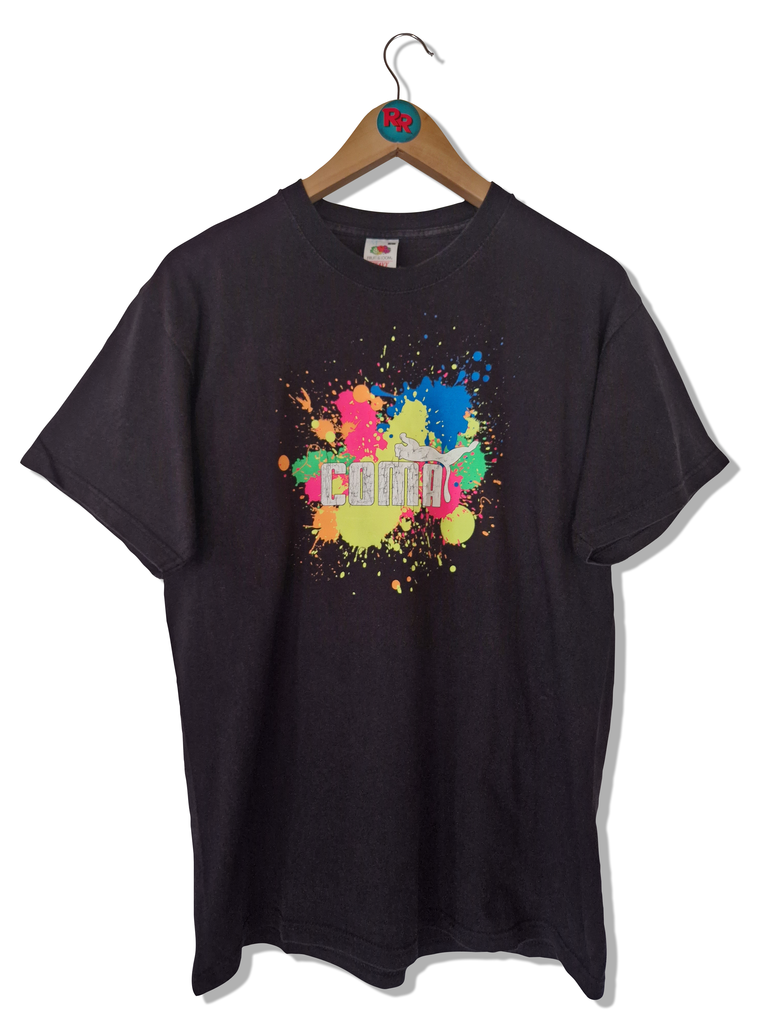 Fruit Of The Loom Shirt Merch Die Atzen Coma x Puma Schwarz L - RareRags