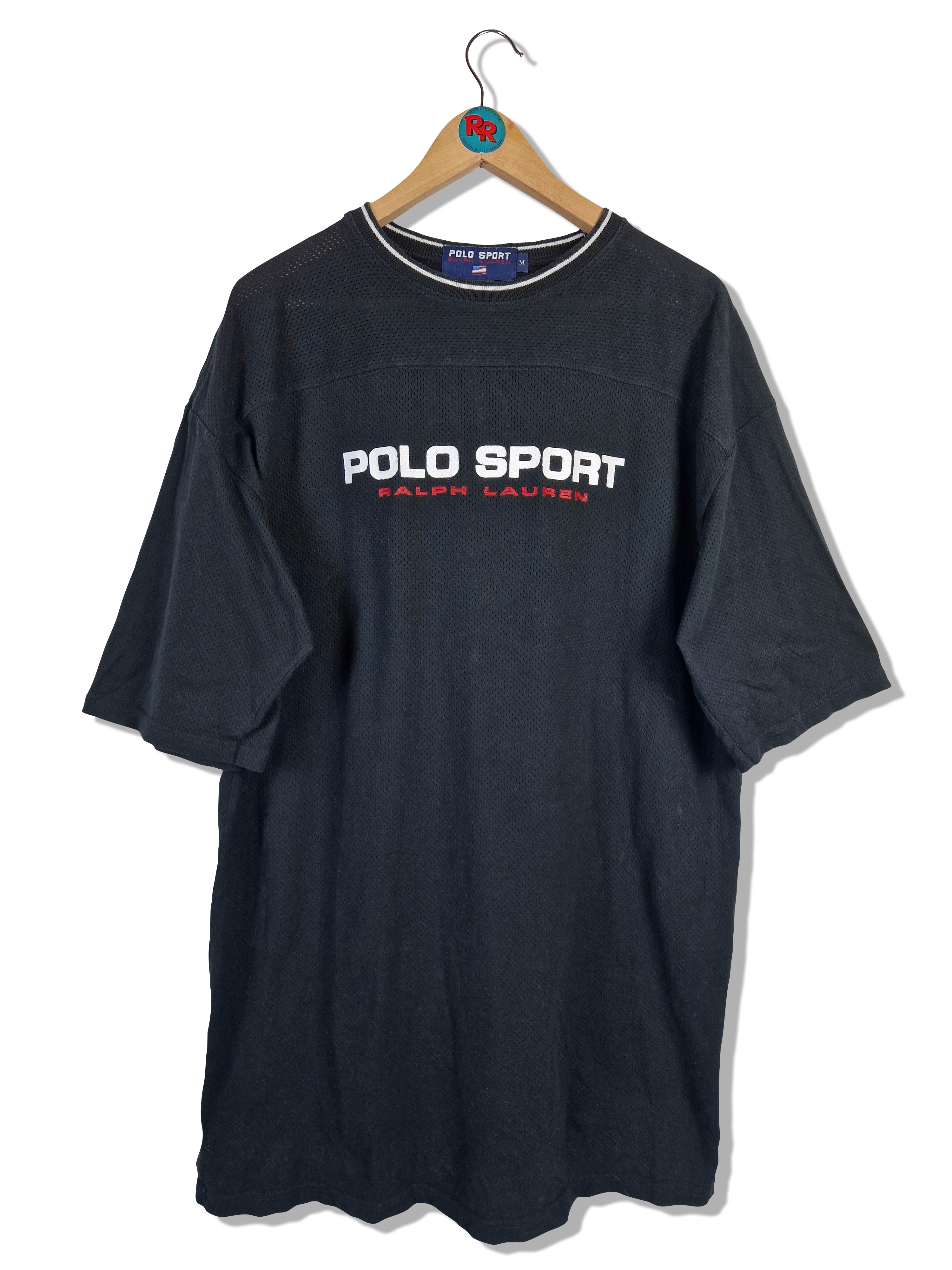 Vintage Ralph Lauren Shirt  Oversized Polo Sport Spellout M