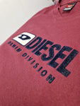 Vintage Diesel Shirt Spellout Rot XL-XXL