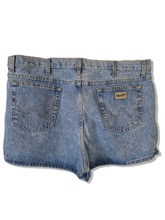 Vintage Wrangler Jeansshorts Florida Kurz Basic Blau (42) L-XL