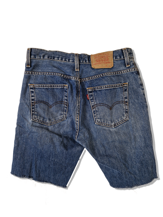 Vintage Levis Jeansshorts 616 04 Dunkelblau W32 L32