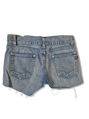 Y2K Diesel Jeansshorts Used Look Made In Italy Blau 30