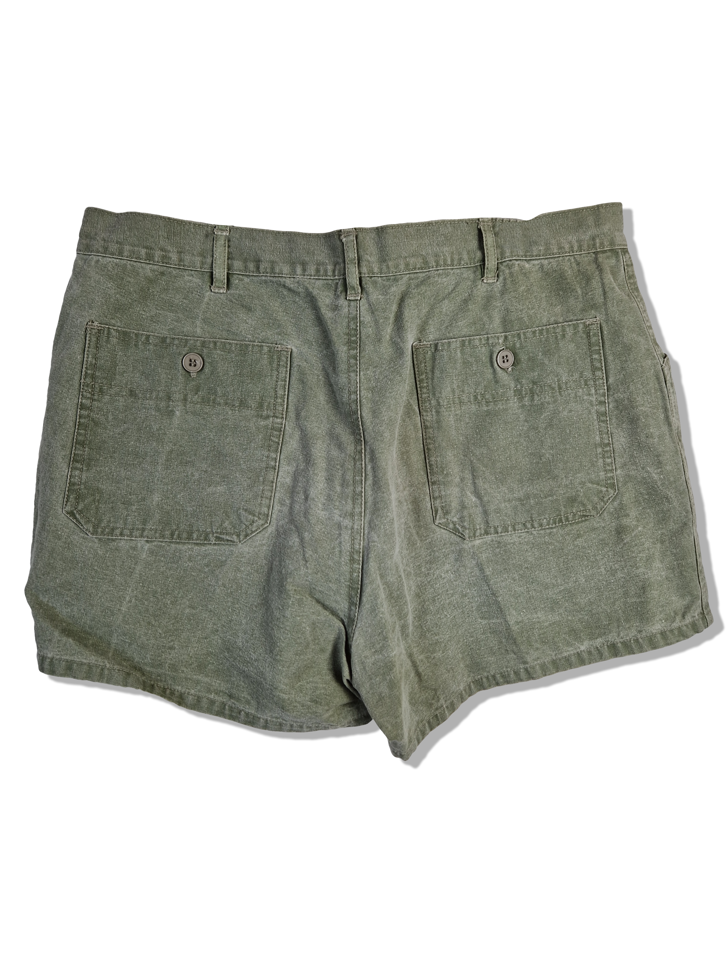Vintage C&A Kurze Hose Grün/Khaki (52) L-XL