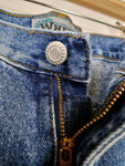 Vintage Wheeler Jeansshorts Fade Out Dunkelblau (40)