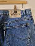 Vintage Wheeler Jeansshorts Fade Out Dunkelblau (40)