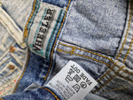 Vintage Wheeler Jeansshorts Fade Out Dunkelblau (40)