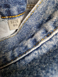 Vintage Wheeler Jeansshorts Fade Out Dunkelblau (40)