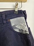 Lee Hotpants Portland Mit Spitze Dunkelblau Weiß 31-34