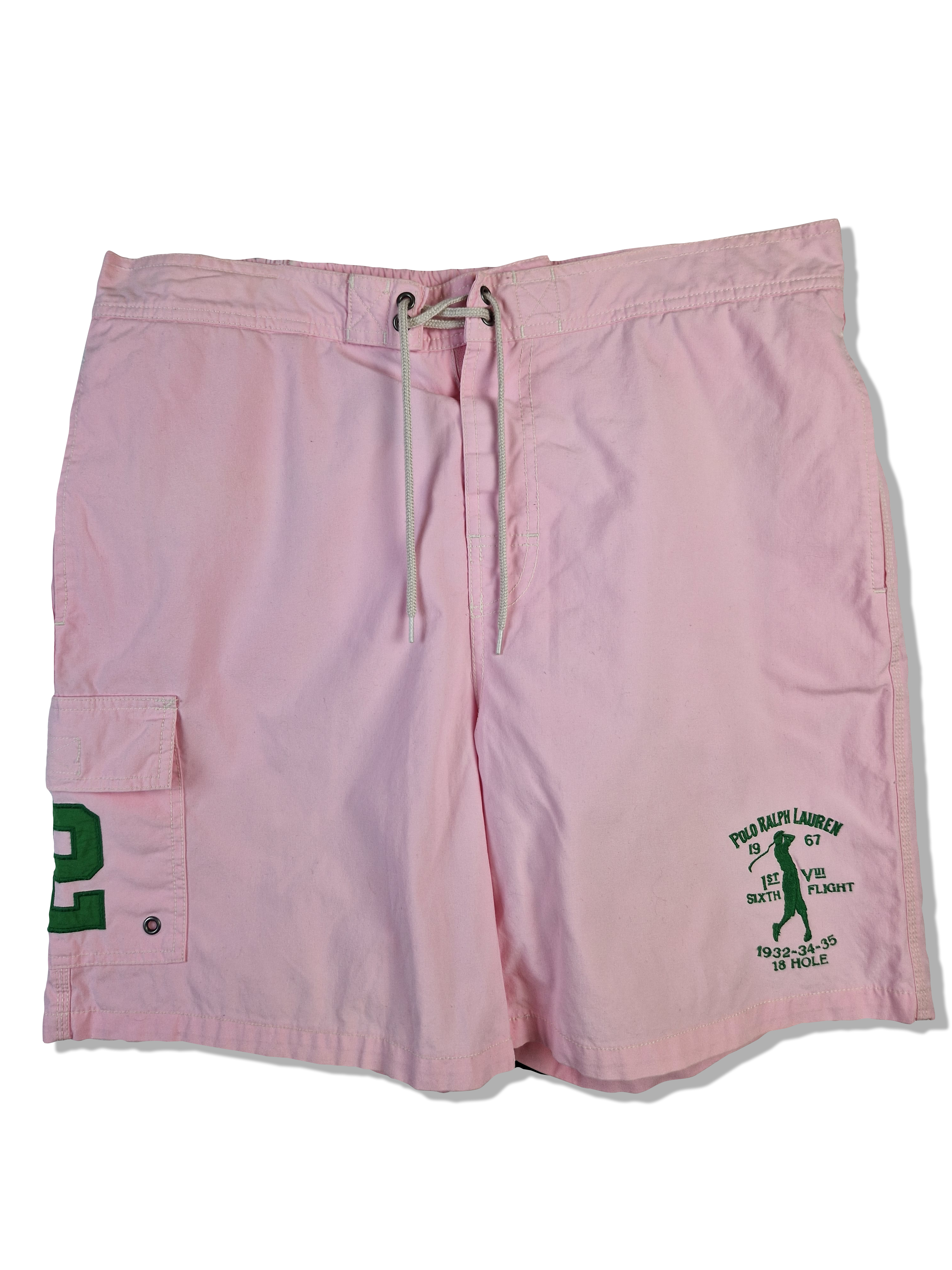 Ralph Lauren Badeshorts Cargo Look Rosa L