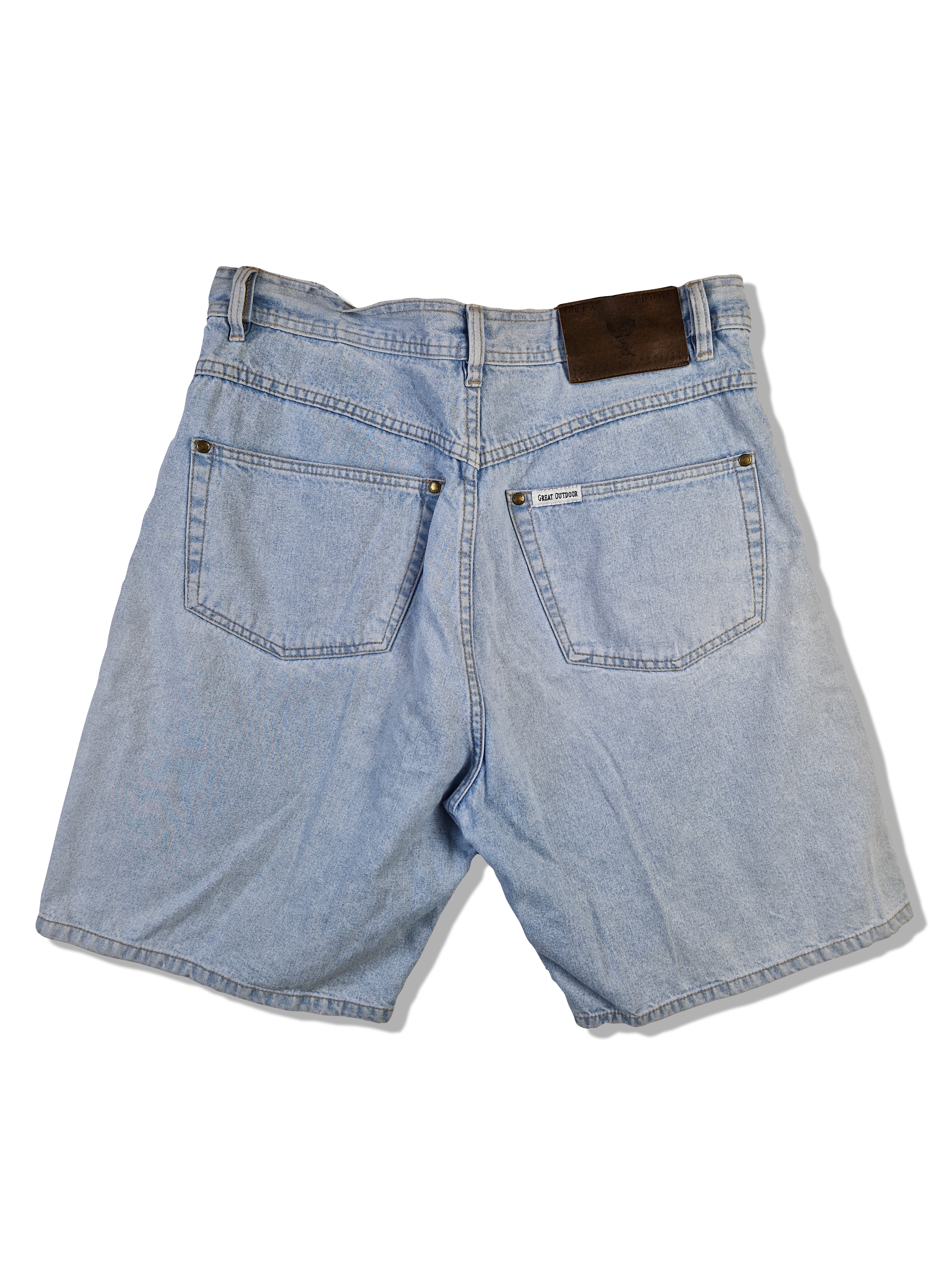 Vintage Great Outdoor Jorts Basic Hellblau 38