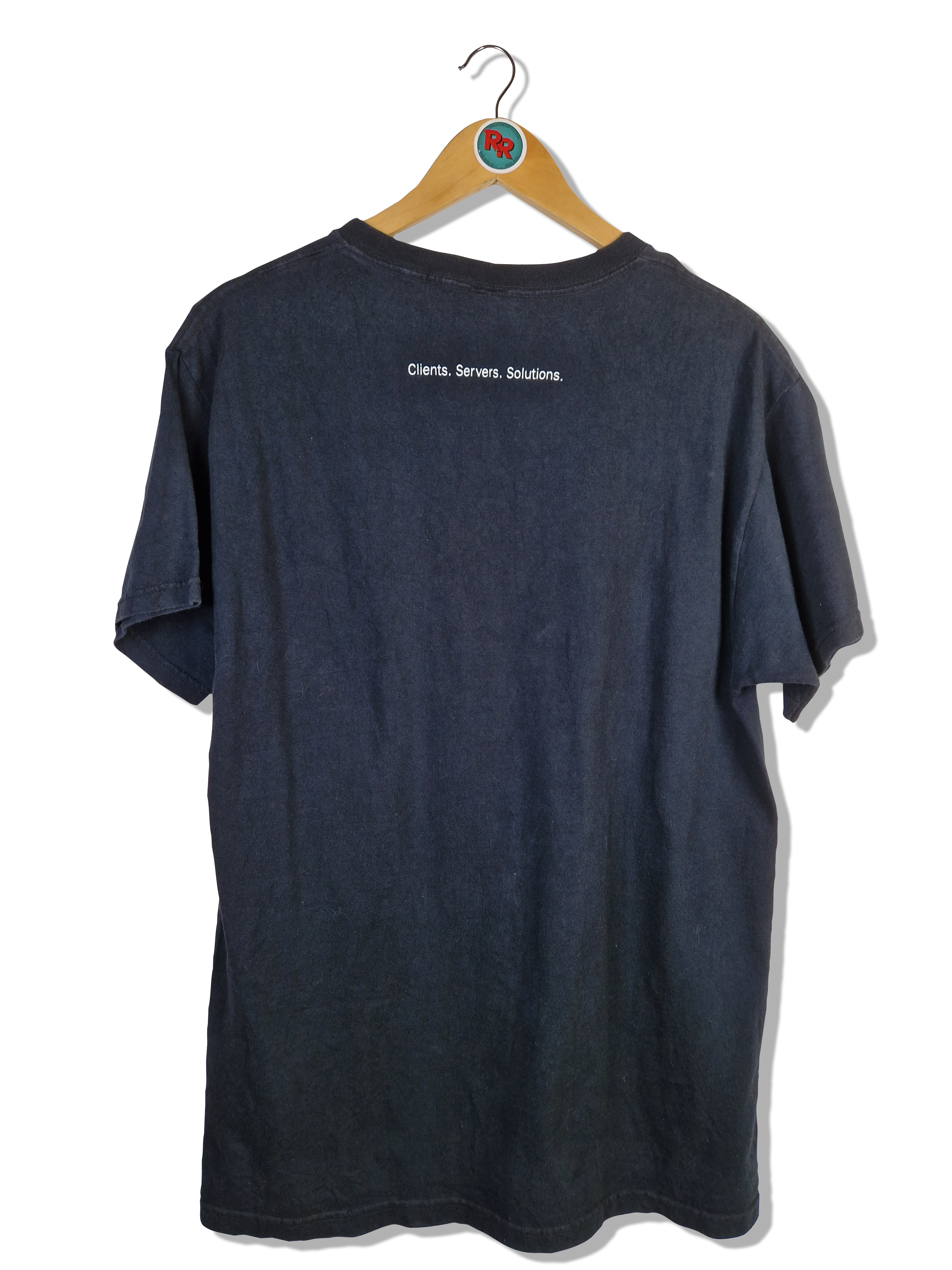 Vintage Fruit Of The Loom Shirt Microsoft "Clients, Servers, Solutions" L - RareRags
